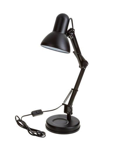 Светильник настольный Camelion KD-313 С02 230В 40Вт Е27 Черный фото Светильник настольный Camelion KD-313 С02 230В 40Вт Е27 Черный картинка